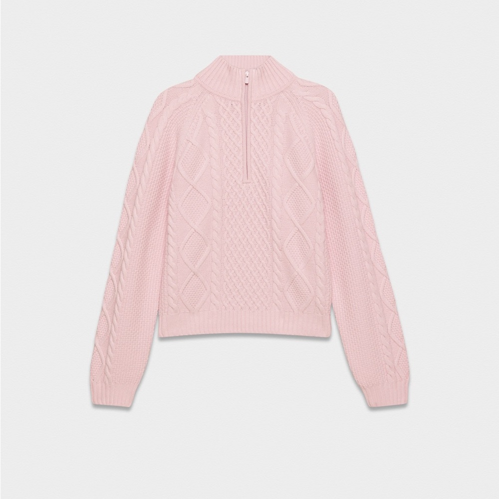 ISO Aritzia Boreal Sweater - Cupid Pink or Sugarplum Lilac